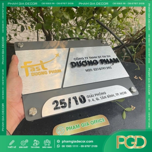 Bảng Tên Công Ty Chữ Nổi Dương Phạm Nâng Tầm Nhận Diện Thương Hiệu Doanh Nghiệp thumb