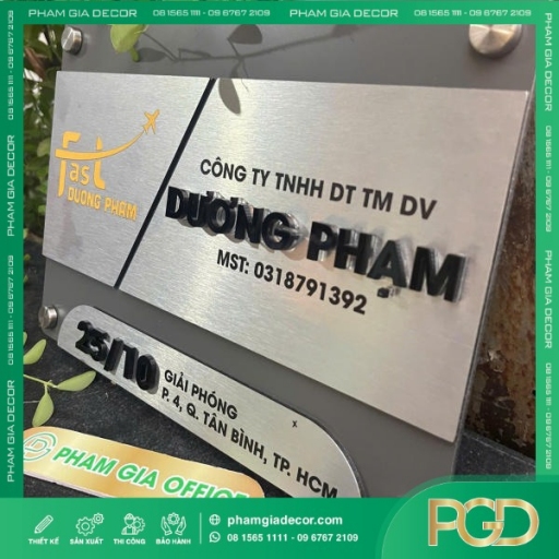 Bảng Tên Công Ty Chữ Nổi Dương Phạm Nâng Tầm Nhận Diện Thương Hiệu Doanh Nghiệp thumb