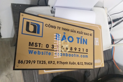 Làm bảng tên công ty tại Quận 12