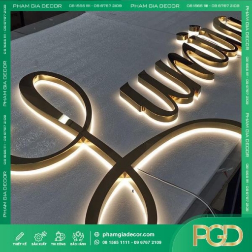 GIA CÔNG CHỮ NỔI INOX