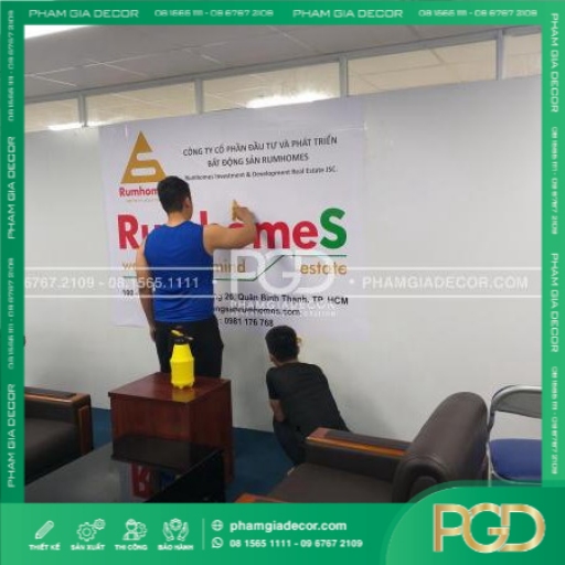 làm logo background văn phòng công ty thumb