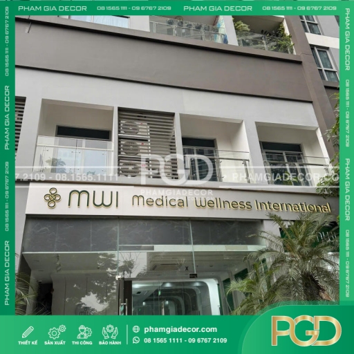 Làm bảng hiệu Alu Phòng Khám Quốc Tế thumb