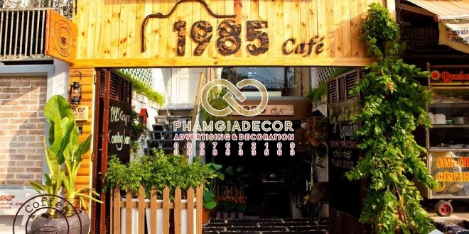 Làm bảng hiệu quán cafe đẹp