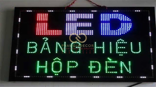 Thi công hộp đèn led