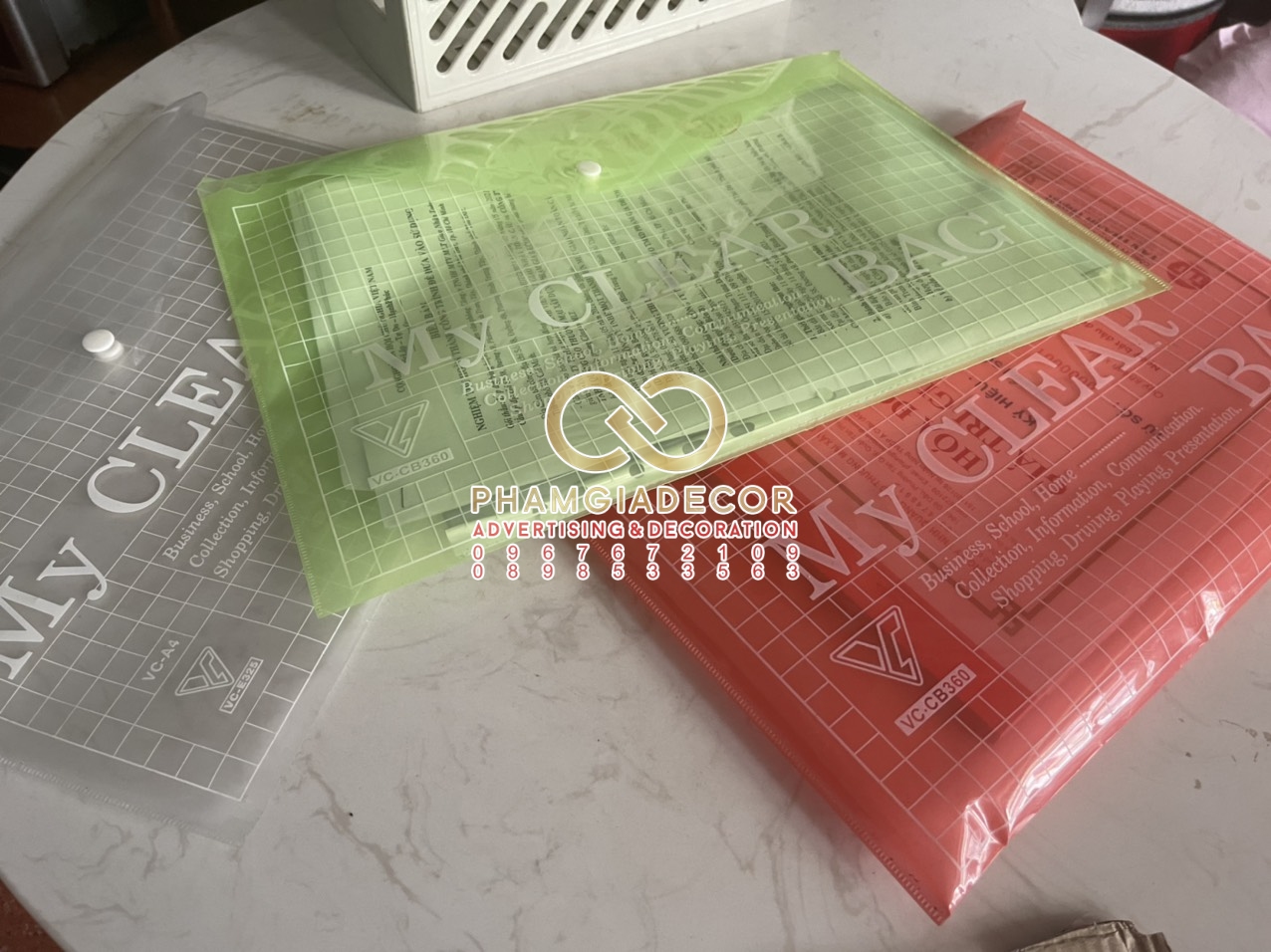 Bìa nút, túi đựng bài kiểm tra giá rẻ