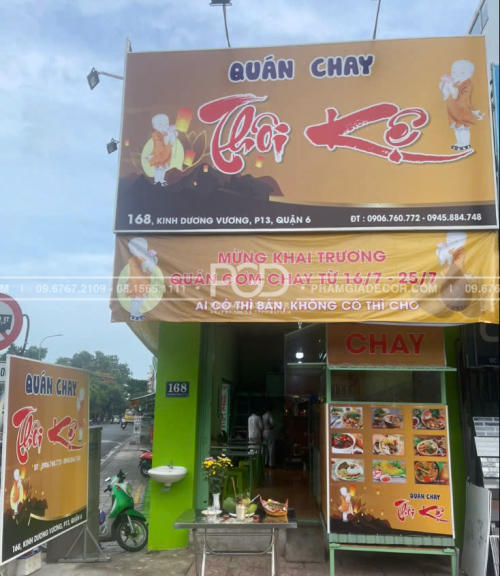 làm bảng hiệu quận 6 bạt hiflex