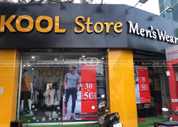 làm bảng hiệu quận tân bình shop quần áo