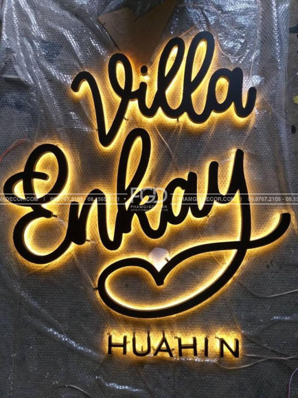 làm chữ nổi có led đi nước ngoài