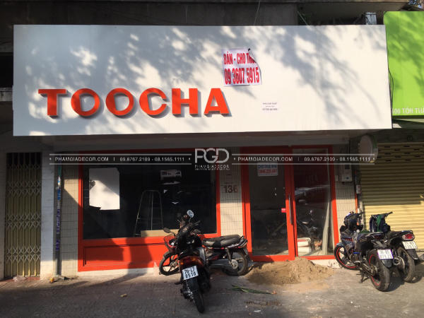 mẫu bảng hiệu alu chữ nổi quận 1