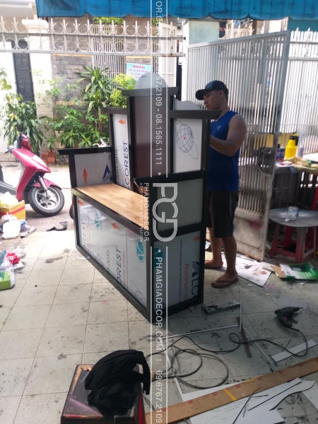 làm backdrop sân khấu lễ hội thi công nhanh