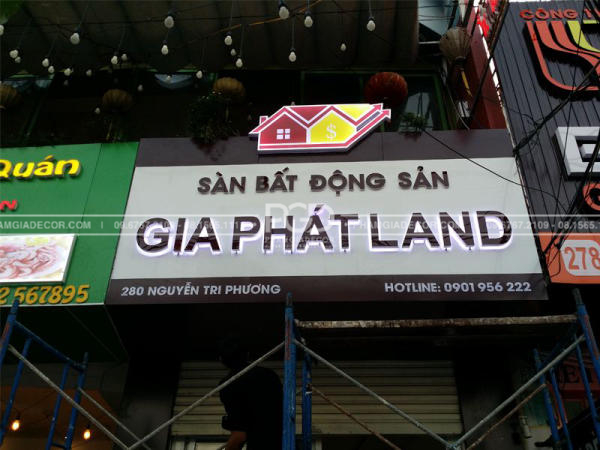 làm bảng hiệu quận gò vấp bảng alu chữ nổi