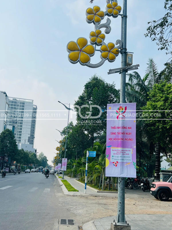 in băng rôn tuyên truyền lễ 30/4 1/5