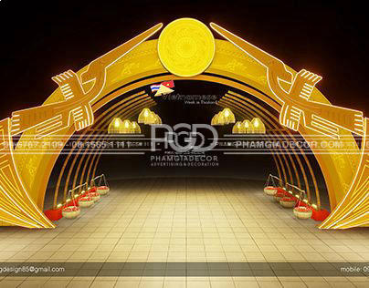 làm formex bồi standee mô hình backdrop lễ giải phóng