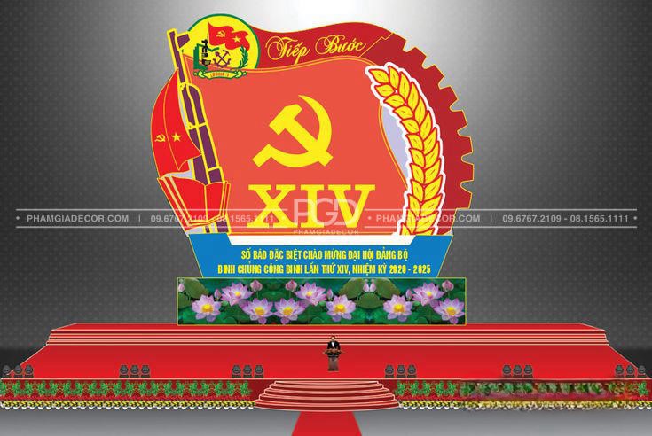 làm sân khấu 30/4 đẹp