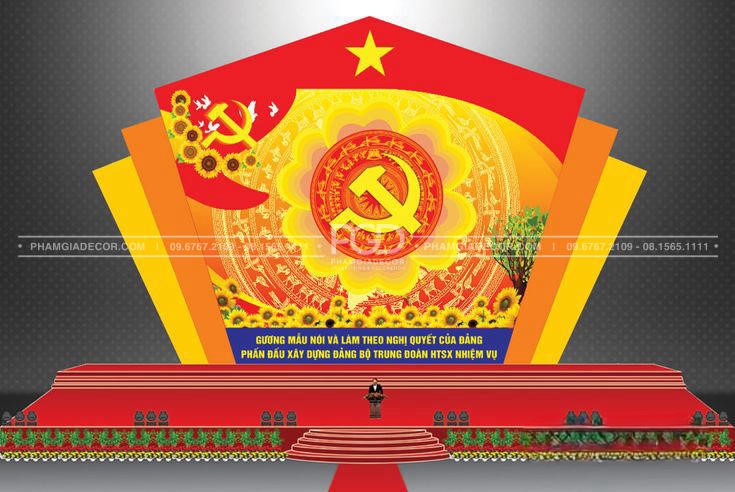 Trang Trí Sân Khấu & Backdrop Lễ 30/4 - 1/5: Kiến Tạo Không Gian Ấn Tượng, Truyền Tải Thông Điệp Ý Nghĩa Cùng Phạm Gia Decor