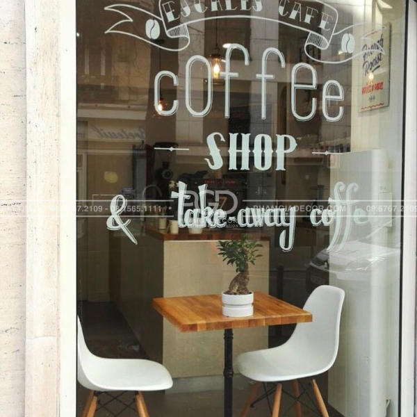 cắt decal dán kính đẹp