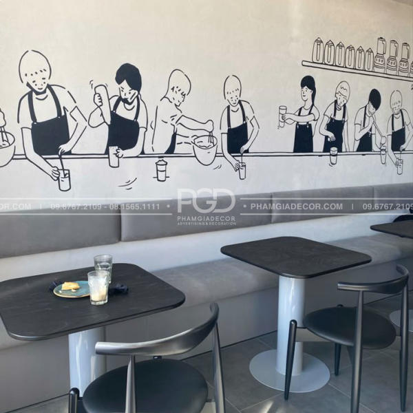 cắt decal dán tường trang trí sáng tạo