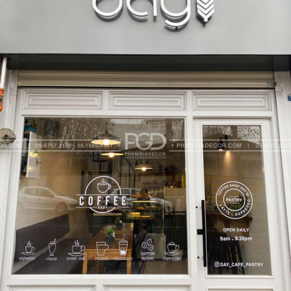 cắt decal vi tính dán kính