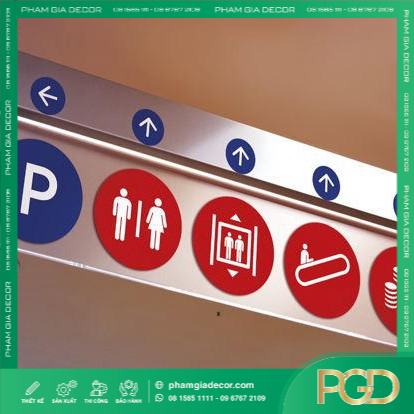 làm bảng chỉ dẫn bảng tên văn phòng công ty