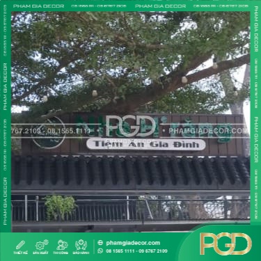 BẢNG HIỆU TOLE NHÀ HÀNG H RANG