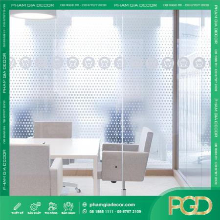 decal mờ cát che kính
