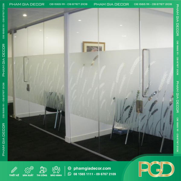 Chữ Decal Dán Kính Decal Cát Mờ