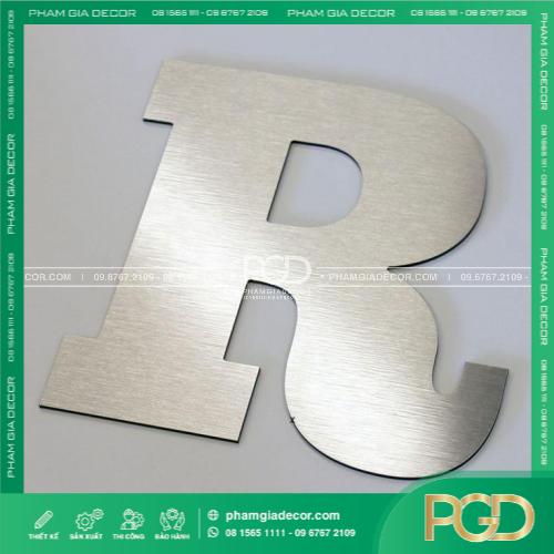 gia công chữ inox
