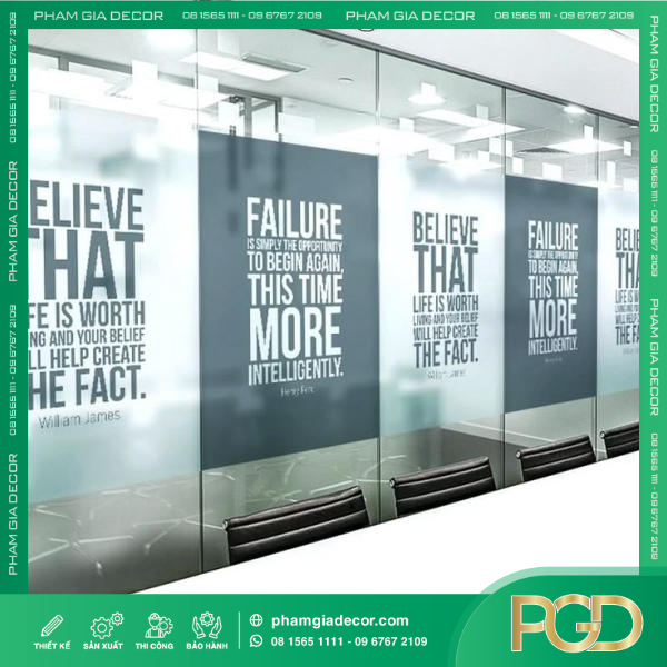 LÀM SLOGAN DÁN TƯỜNG VĂN PHÒNG - BIỂU NGỮ BACKGROUND