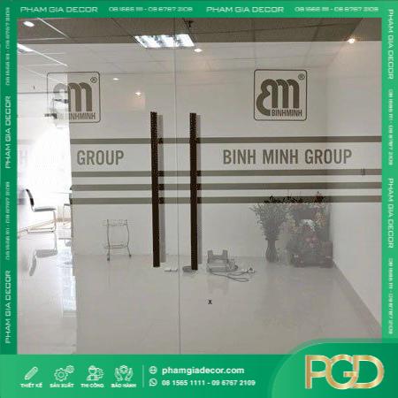 decal mờ cát che kính
