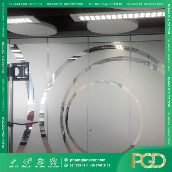 Chữ Decal Dán Kính Decal Cát Mờ
