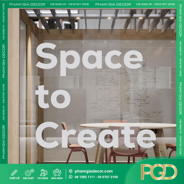 Chữ Decal Dán Kính Decal Cát Mờ