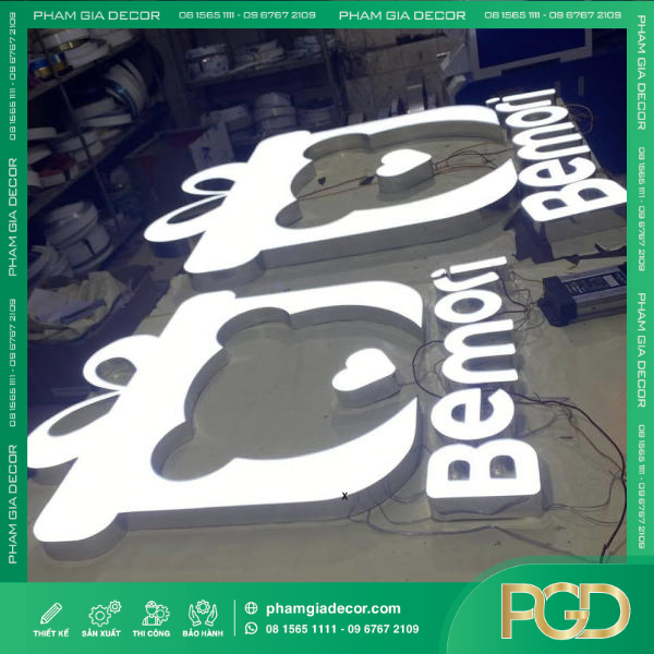 Gia Công Chữ Nhôm Không Gờ