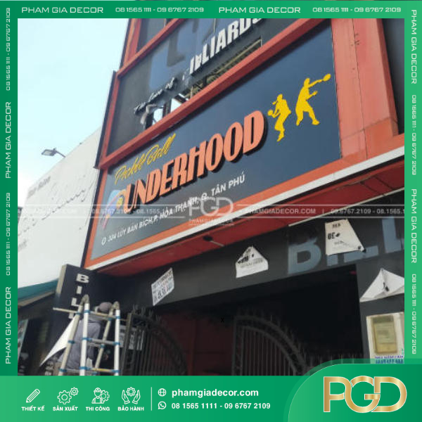 làm bảng hiệu pickleball bảng alu mẫu mới