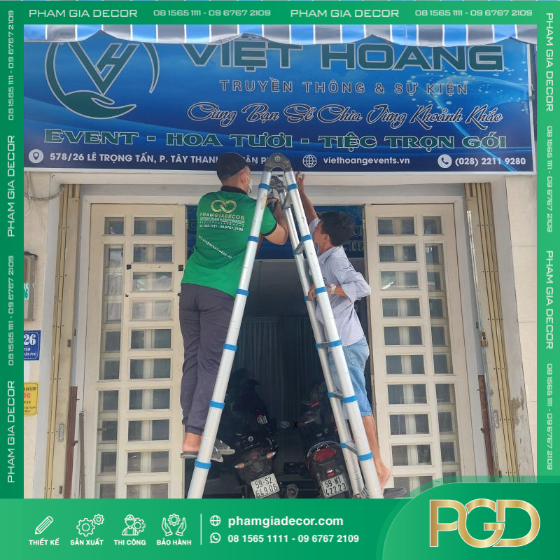 làm bảng hiệu bạt hiflex giá rẻ