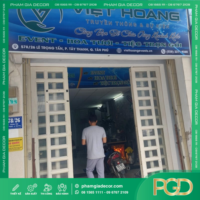 làm bảng hiệu bạt hiflex giá rẻ